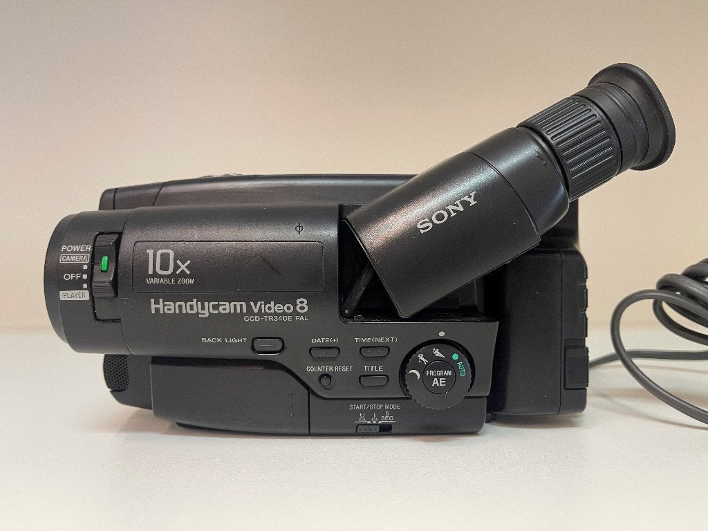 SONY CCD-TR340E Video8 camcorder - werk perfect, 8mm, (Video)band, N, N