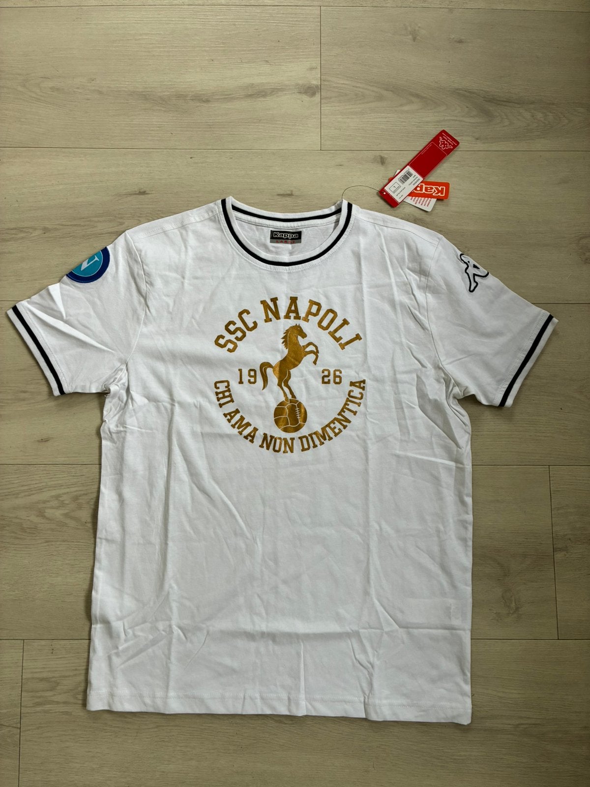 Origineel Kappa/ Napoli shirt maat L, Ophalen of Verzenden, Nieuw, Maat 52/54 (L), Wit