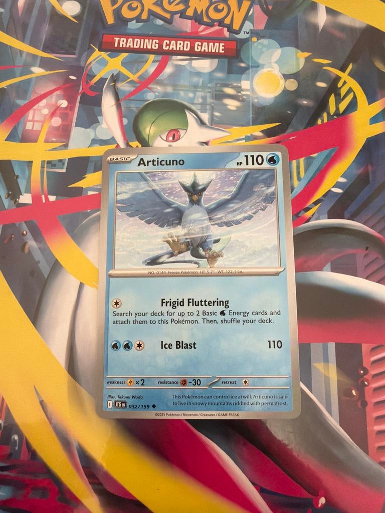 Articuno 032/159 pokemon kaart, Ophalen of Verzenden, Nieuw, Losse kaart