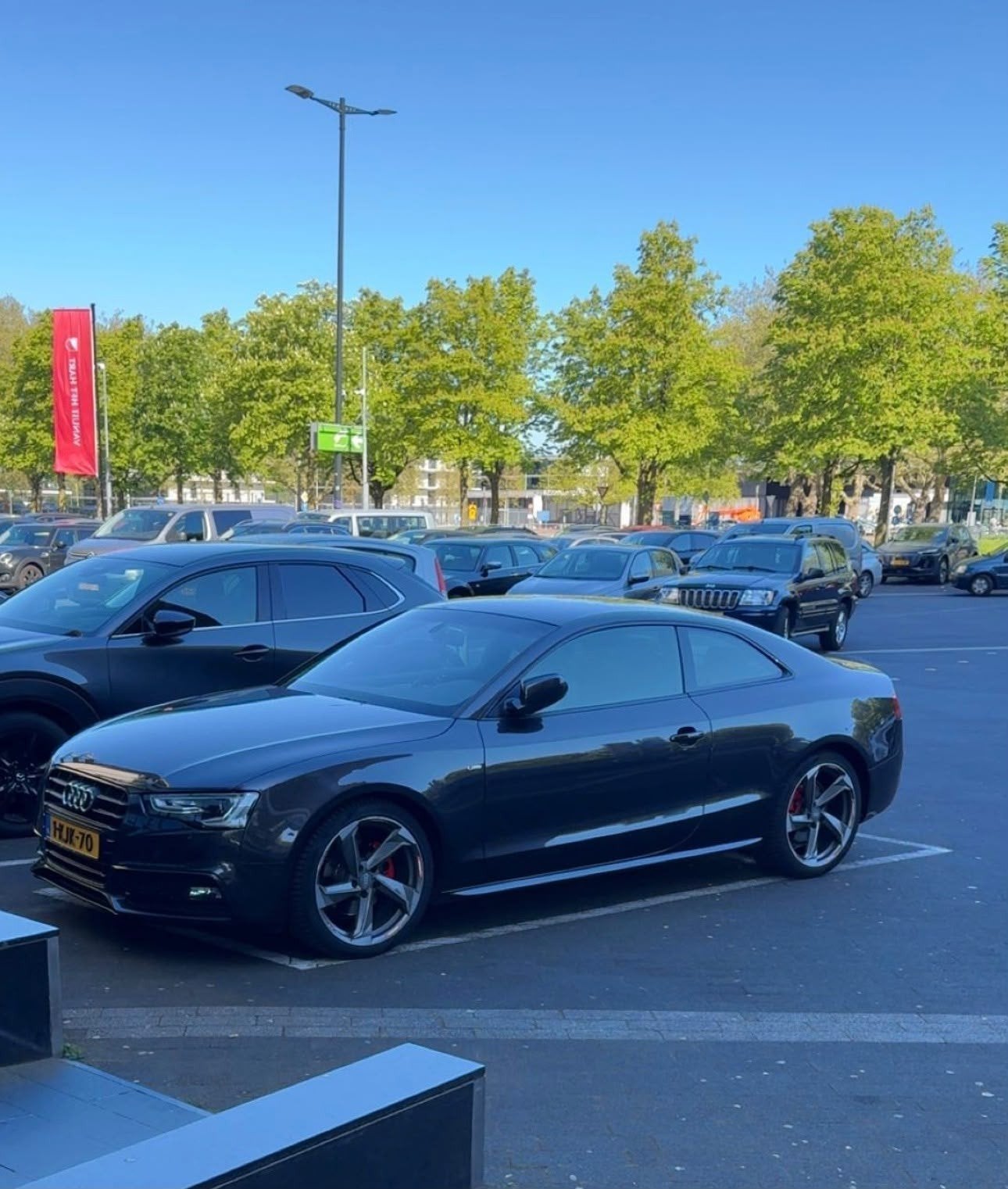 Audi A5 te koop, Auto's, Euro 5, Zwart, Overige kleuren, Leder en Stof