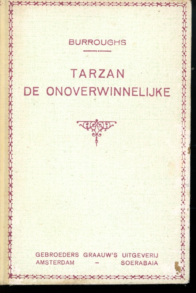 Vintage Edgar Rice Burroughs / Tarzan Boeken - 3 Delen, Boeken, Avontuur en Actie, Ophalen of Verzenden, Gelezen