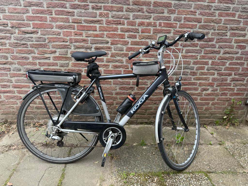 Elektrische herenfiets, 55 tot 59 cm, Ophalen, Gebruikt, Overige merken