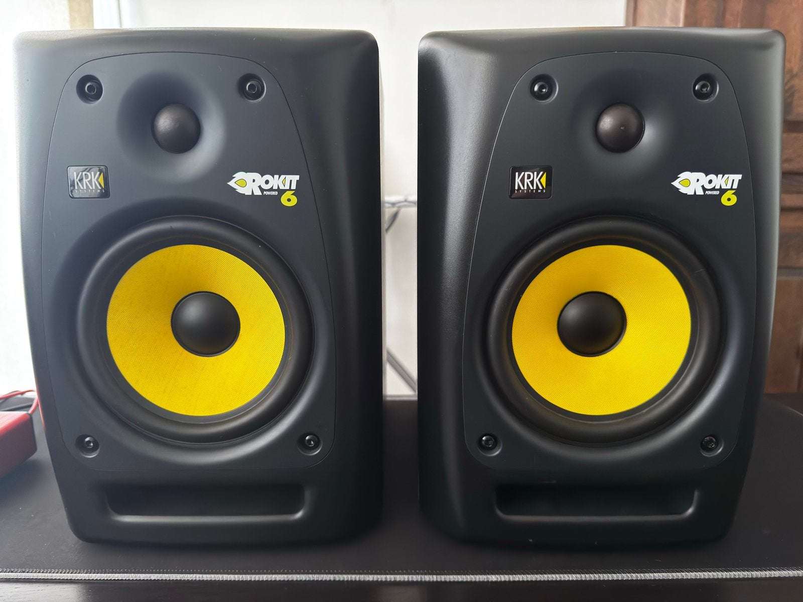 KRK Rokit 6 G2 Studiomonitoren €250, Studiomonitor, Gebruikt, Ophalen of Verzenden, Basreflex