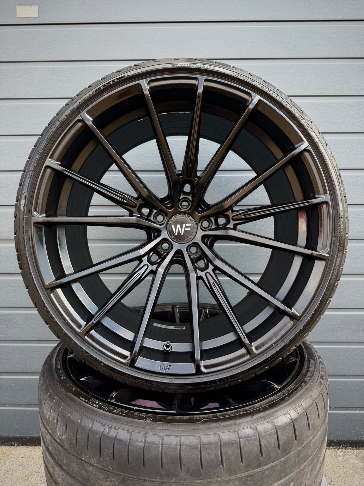 20/21inch Wheelforce CF-4 5x112 BMW M2 / M3 / M4 / G80 / G81, Gebruikt, 295 mm, Banden en Velgen, Personenwagen