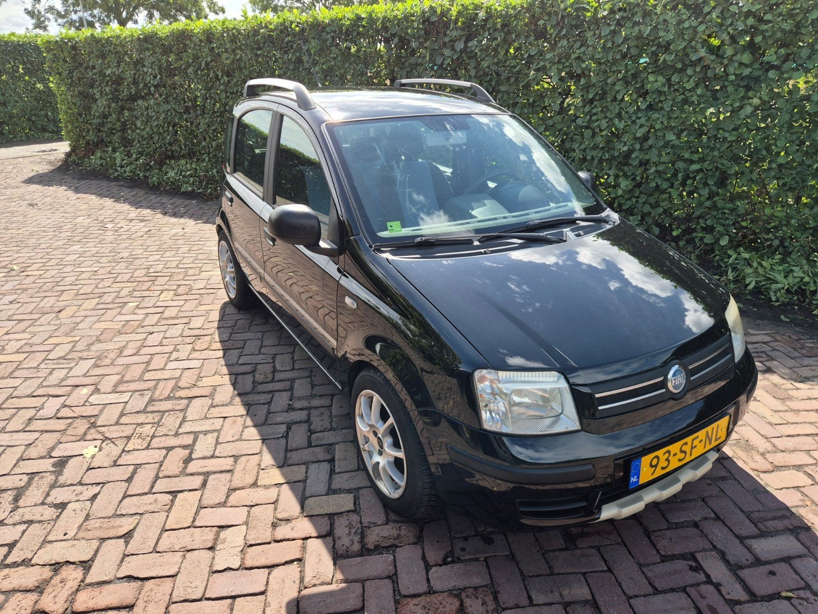 Fiat Panda 1.2 44KW 60PK 2006 Zwart, Voorwielaandrijving, Stof, Zwart, Origineel Nederlands