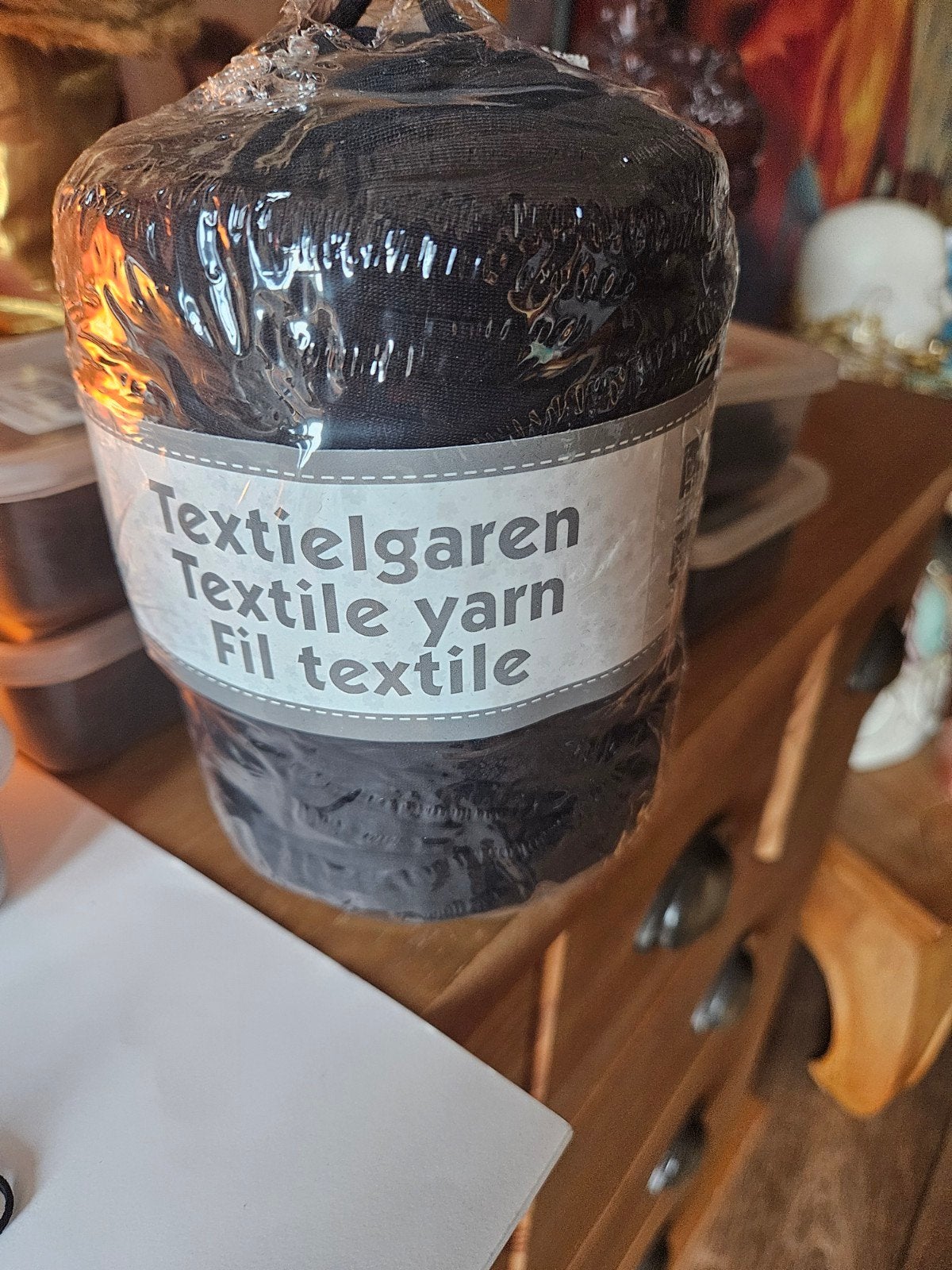 Textielgaren 450 gram., Ophalen