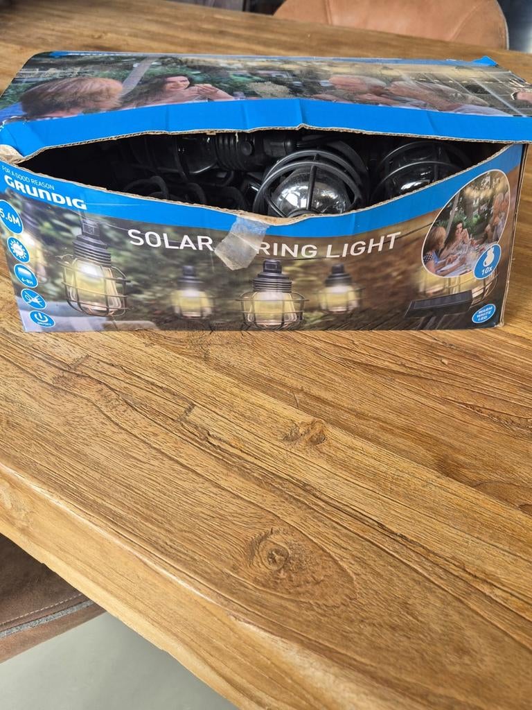 Grundig Solar Lichtslinger - Sfeervolle Tuinverlichting, Tuin en Terras, Buitenverlichting, Ophalen, Zonne-energie, Minder dan 50 watt