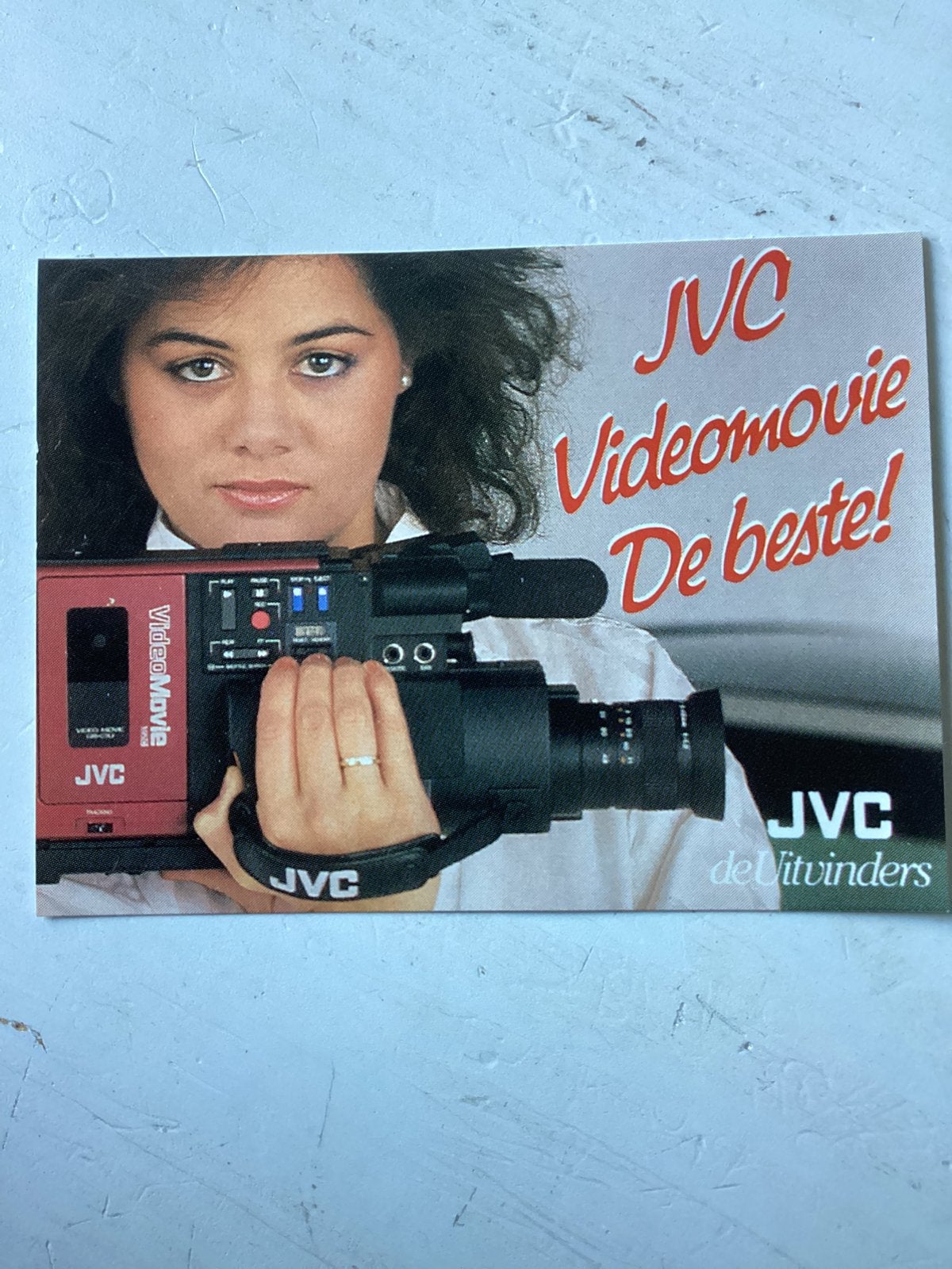 Sticker JVC Videomovie, Verzenden, Zo goed als nieuw, Merk