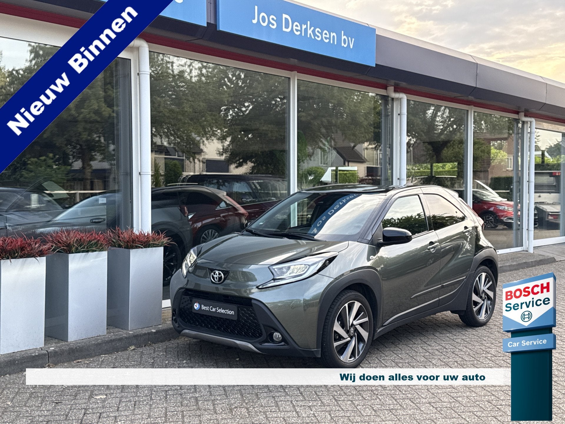 Toyota Aygo X 1.0 VVT-i MT Envy - JBL sound | PDC v+a | Carp, Stof, Gebruikt, Zwart, 4 stoelen