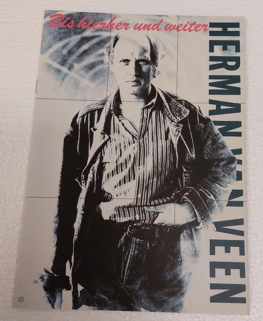 Herman van Veen PROGRAMMA 1988 Bis Hierher Duitsland, Gebruikt, Verzenden, NvT, Herman van Veen