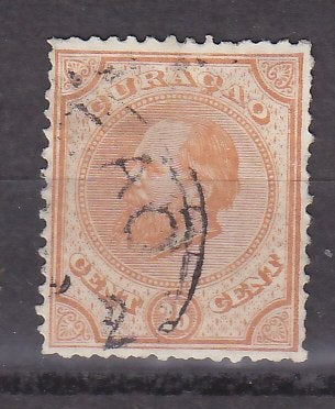 Curacao NVPH nr. 7 Gestempeld, Ophalen of Verzenden, Gestempeld