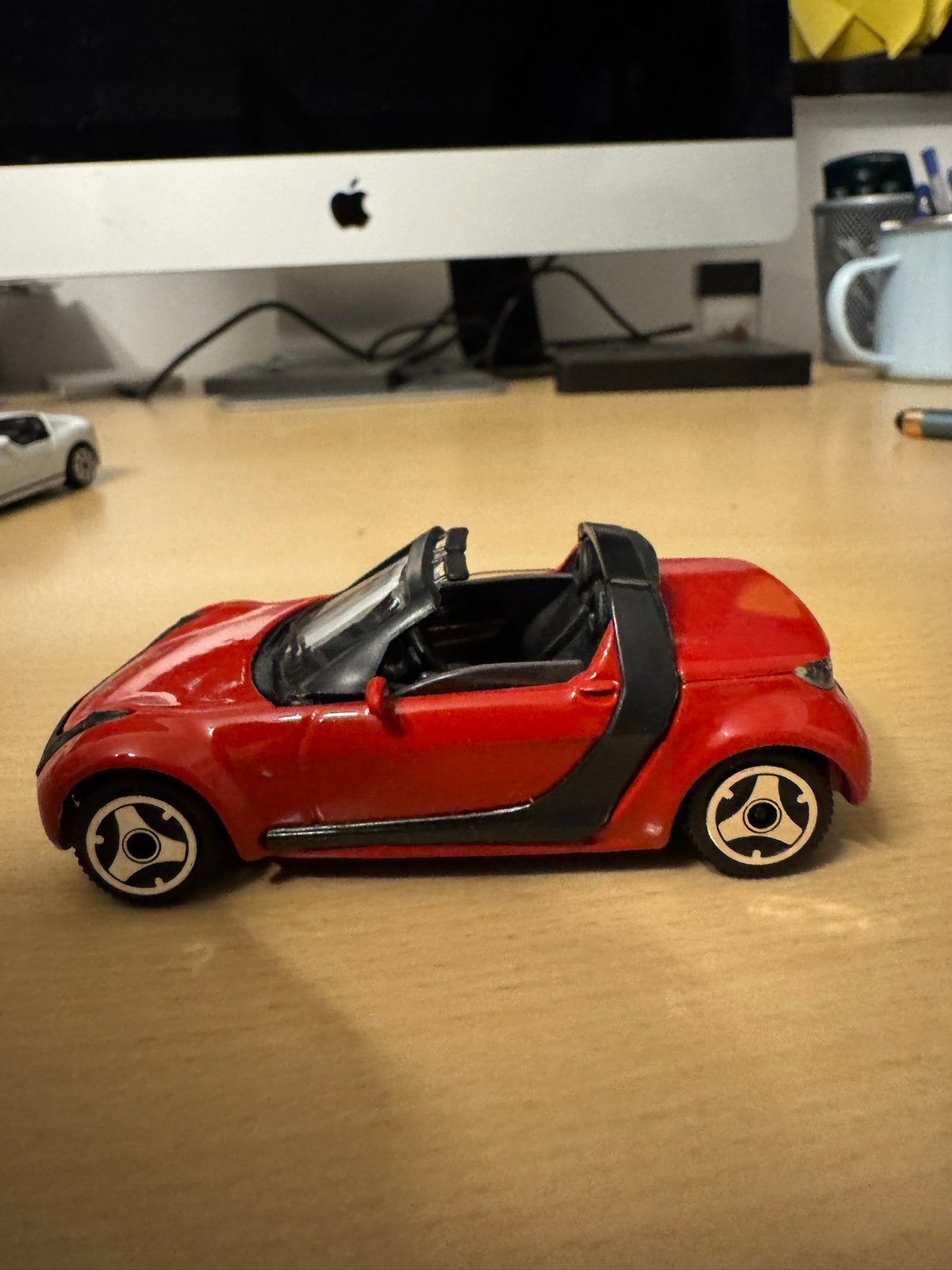 Smart Roadster modelauto rood - nieuw, Ophalen of Verzenden, Nieuw, Overige typen, Overige merken
