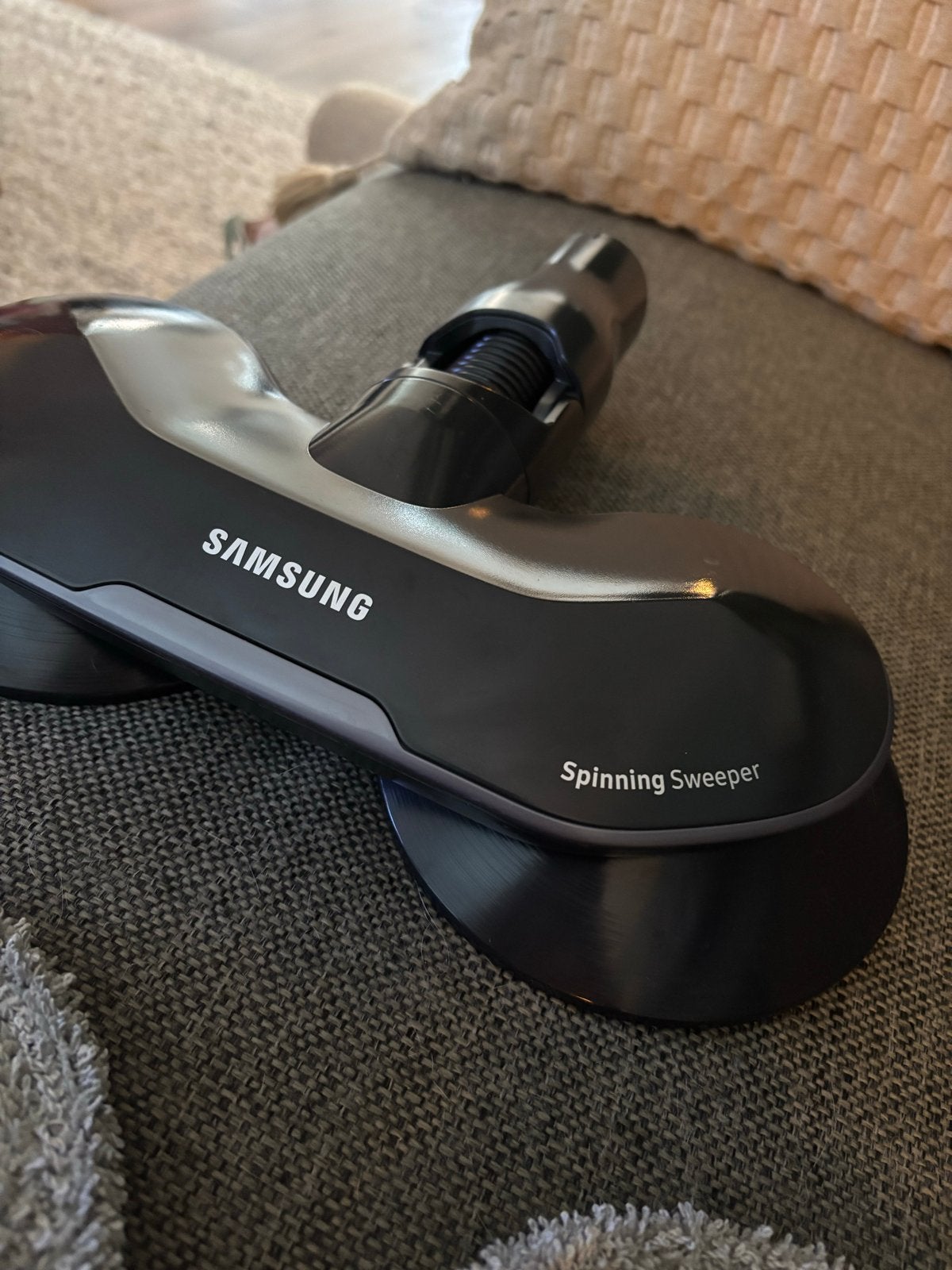 Samsung Spinning Sweeper - Zo goed als nieuw, Dweilfunctie, Ophalen of Verzenden, Zo goed als nieuw, Vloerreiniger