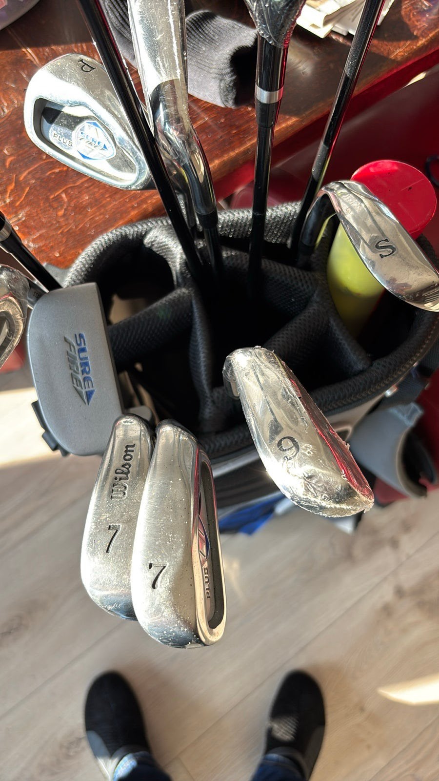 Foto 7 van Sure Plus Golfset inclusief tas en 20 ballen - Nieuw