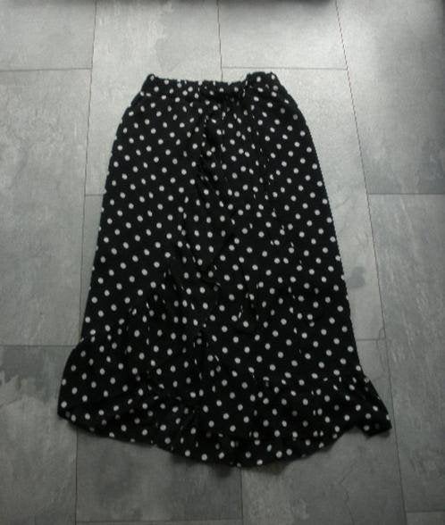 Zwarte rok met witte stippen van Costes, maat XS (qwe), Zwart, Ophalen of Verzenden, Zo goed als nieuw, Costes