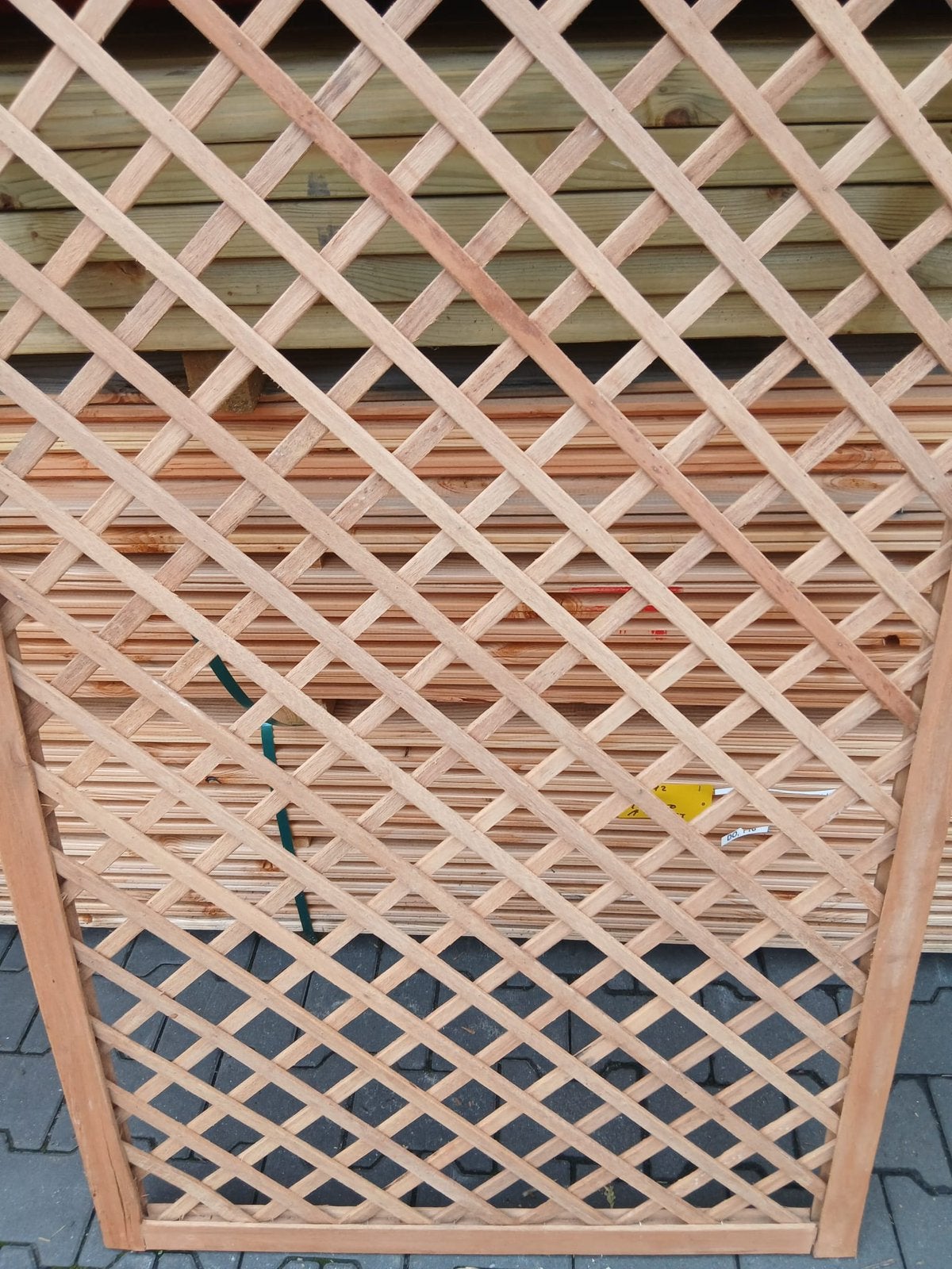 Hardhouten tralies voor klimplanten 90 cm breed 1.80 m hoog, Tuin en Terras, Ophalen, Nieuw, 200 cm of meer, 150 tot 200 cm