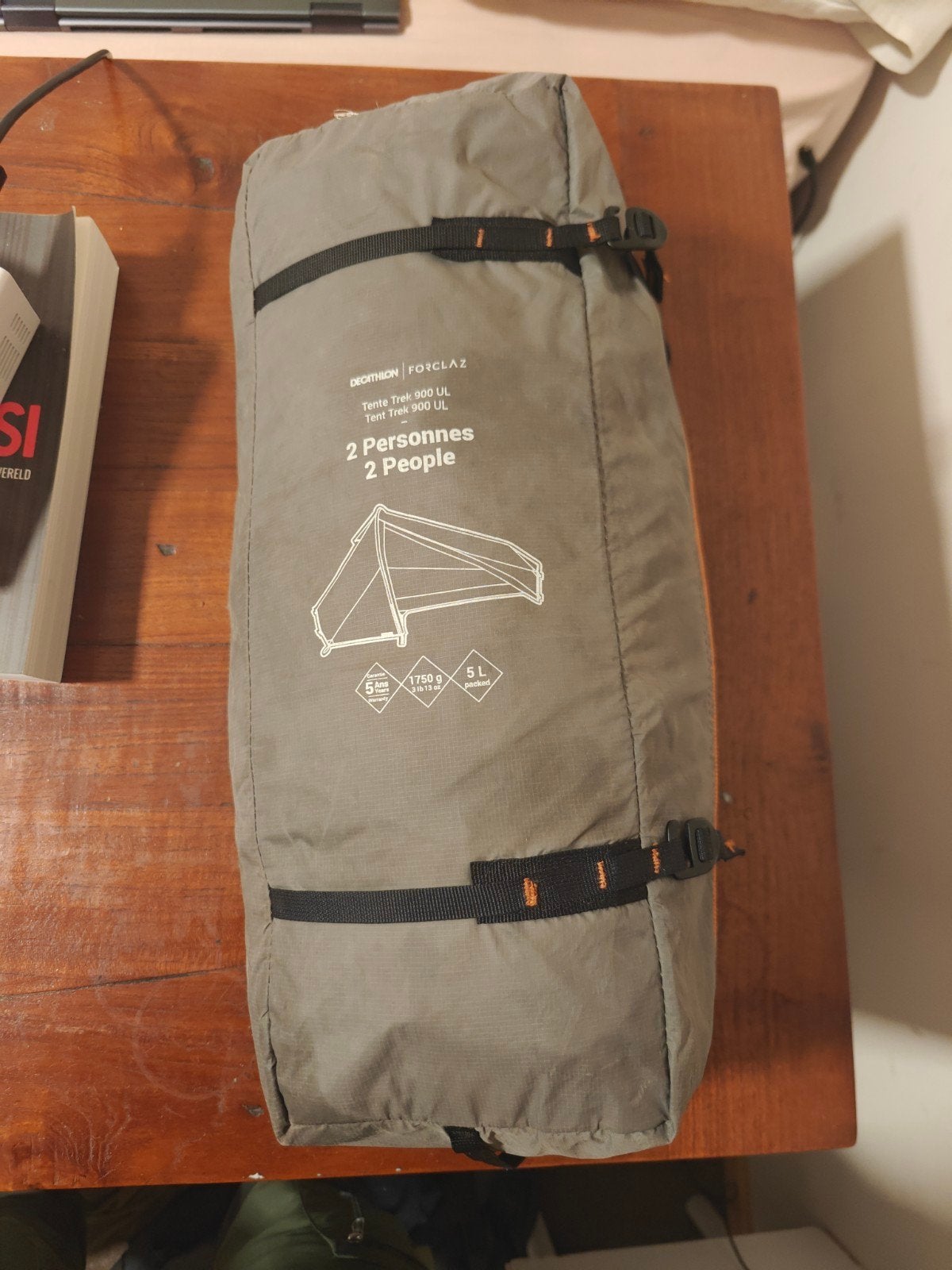 Decathlon Forclaz Trek 900 UL tunneltent - 2 Personen, Ophalen of Verzenden, Gebruikt, Tot en met 2