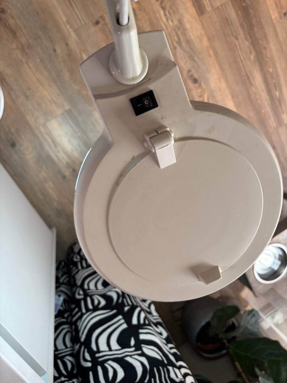 Vergrootglaslamp met klem - Ideaal voor precisiewerk, Ophalen, Wit, Gebruikt, Kunststof