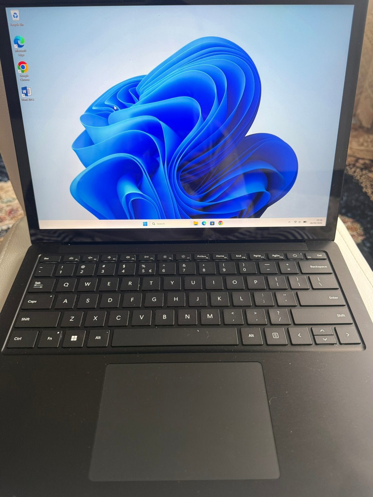 Surface Laptop 5 Core i5-12de Generatie 512 GB SSD, 2 tot 3 Ghz, Qwerty, 8 GB, 13 inch