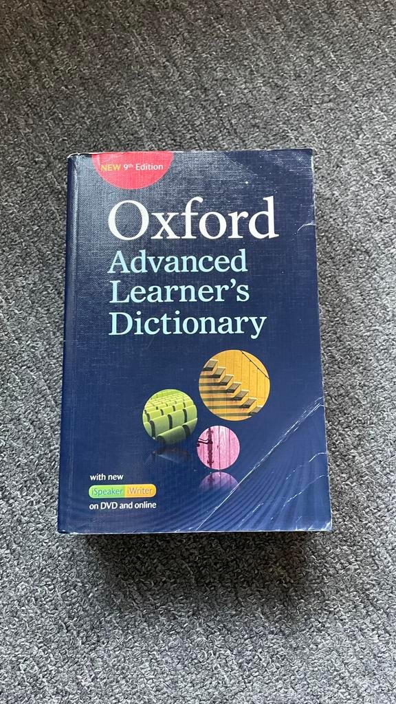 Oxford Advanced Learner's Dictionary 9e editie, Boeken, Ophalen of Verzenden, Gelezen, Overige uitgevers, Engels