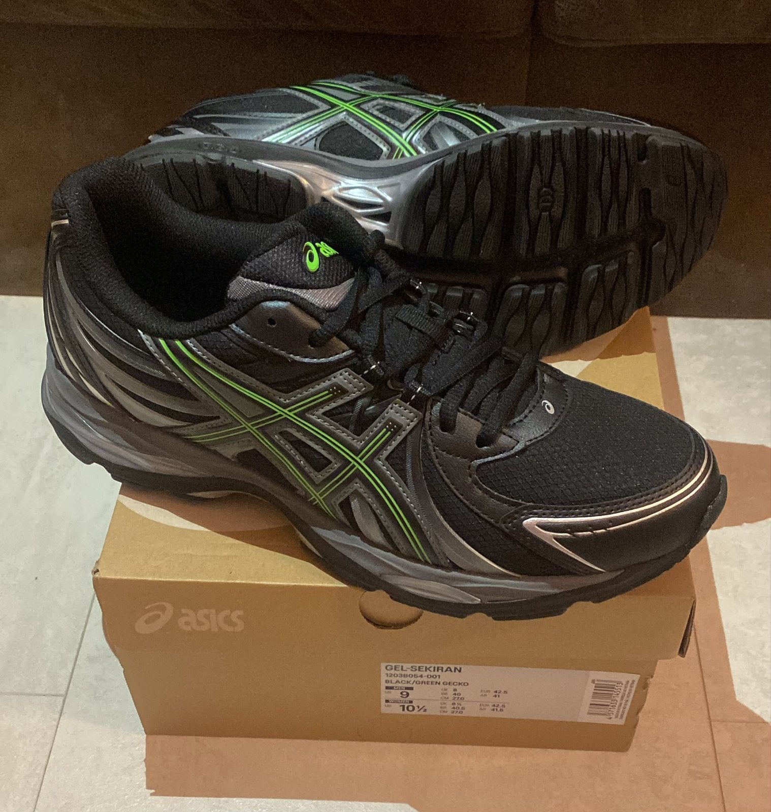 Officieel ASICS heren schoenen maat 42, Nieuw, Ophalen of Verzenden, Sportschoenen, Zwart