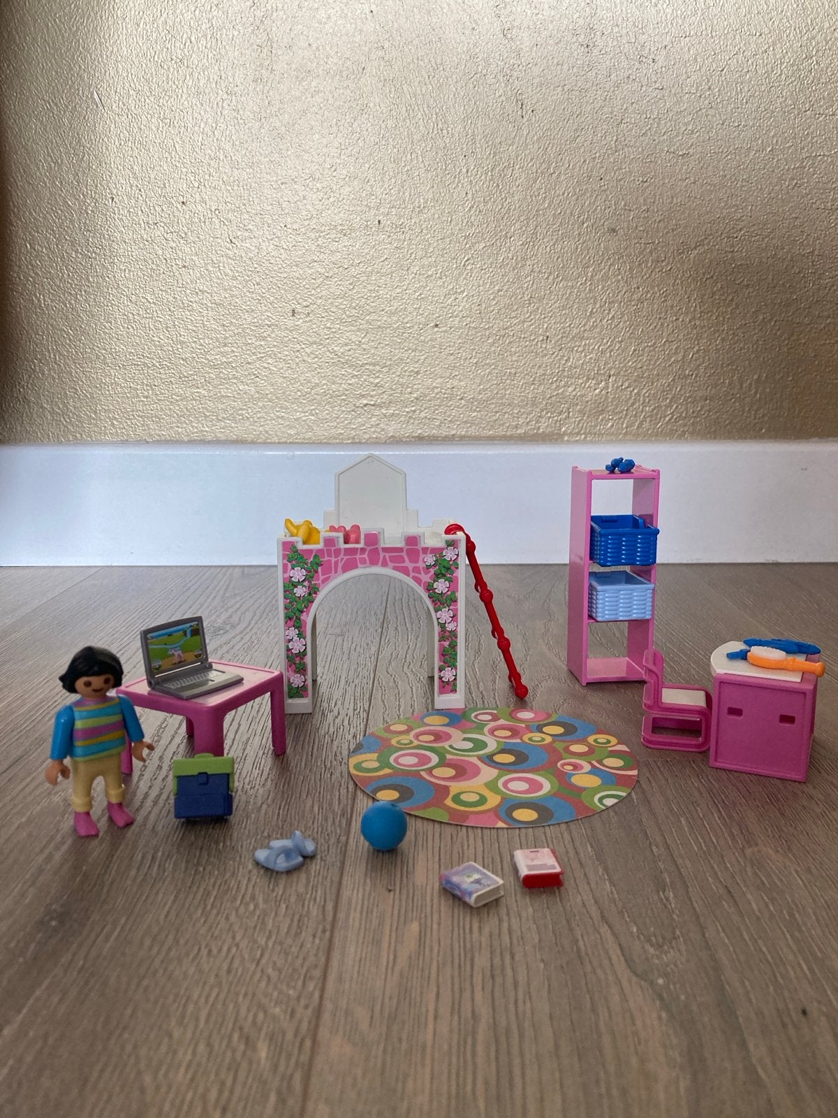 Playmobil kinderkamer 9270 met poppetje en accessoires, Ophalen of Verzenden, Gebruikt