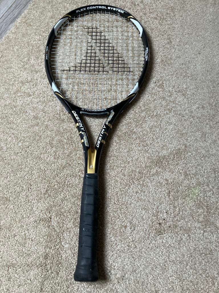 Tennisracket Destiny 295 Flex Control System, Sport en Fitness, Tennis, Ophalen of Verzenden, Gebruikt, Racket, Overige merken