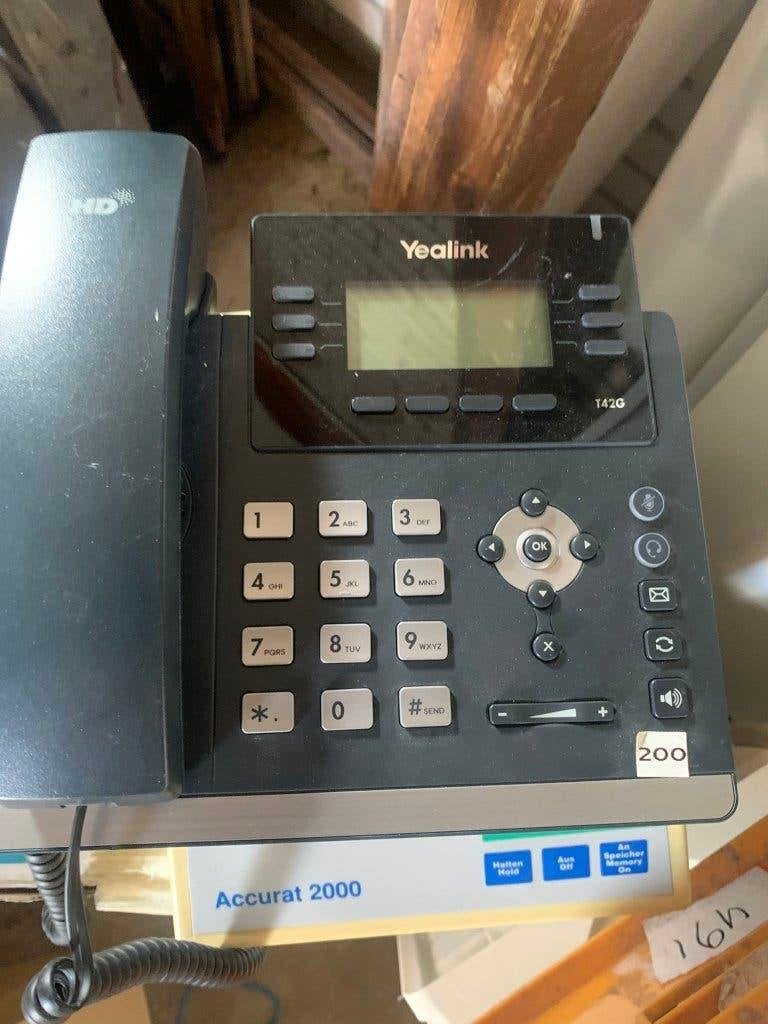 Yealink T42G, Ophalen of Verzenden, Zo goed als nieuw, 1 handset