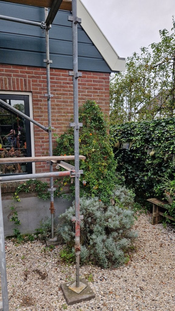 stalen bouwsteiger, Ophalen, Gebruikt, Gevelsteiger, 2 tot 5 meter