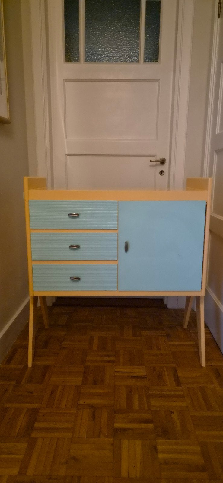 Vintage commode, Ophalen, Gebruikt, 75 tot 100 cm, Minder dan 50 cm