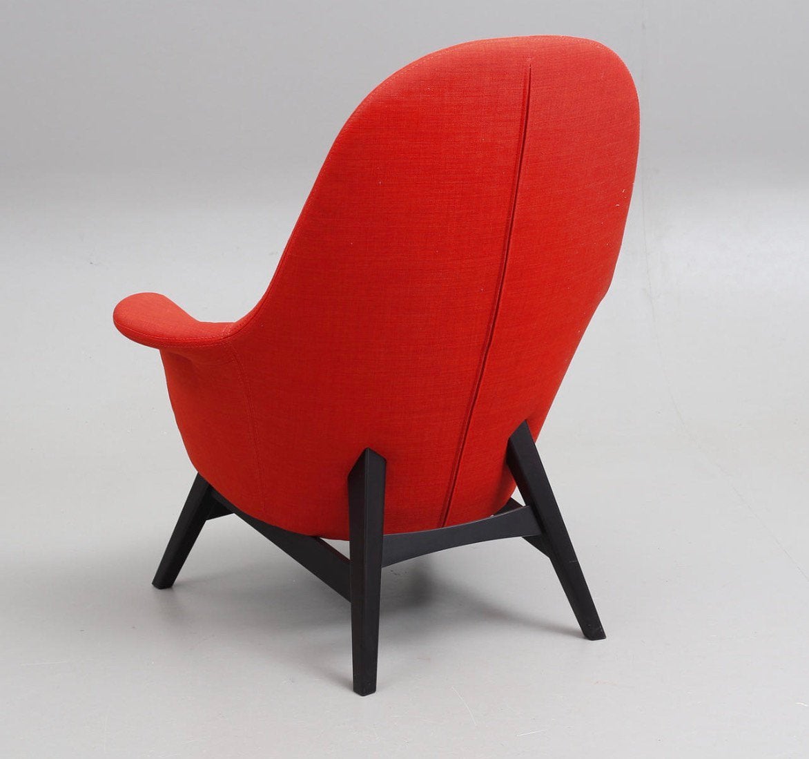 Ikea Benarp fauteuil rood – hoge loungefauteuil, Ophalen, Zo goed als nieuw, Rood, Eén