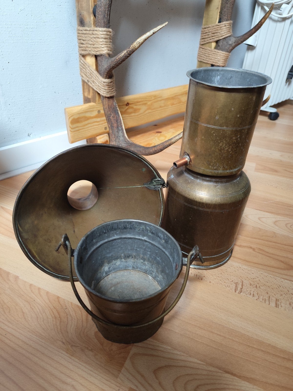 Lotje div koper., Antiek en Kunst, Ophalen of Verzenden