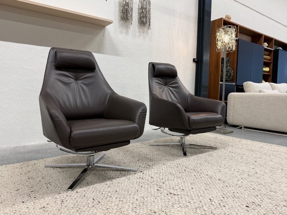 Als nieuw De Sede 277 Relaxfauteuil bruin leer Design stoel, Huis en Inrichting, Fauteuils, FSM, De Sede, Ophalen of Verzenden