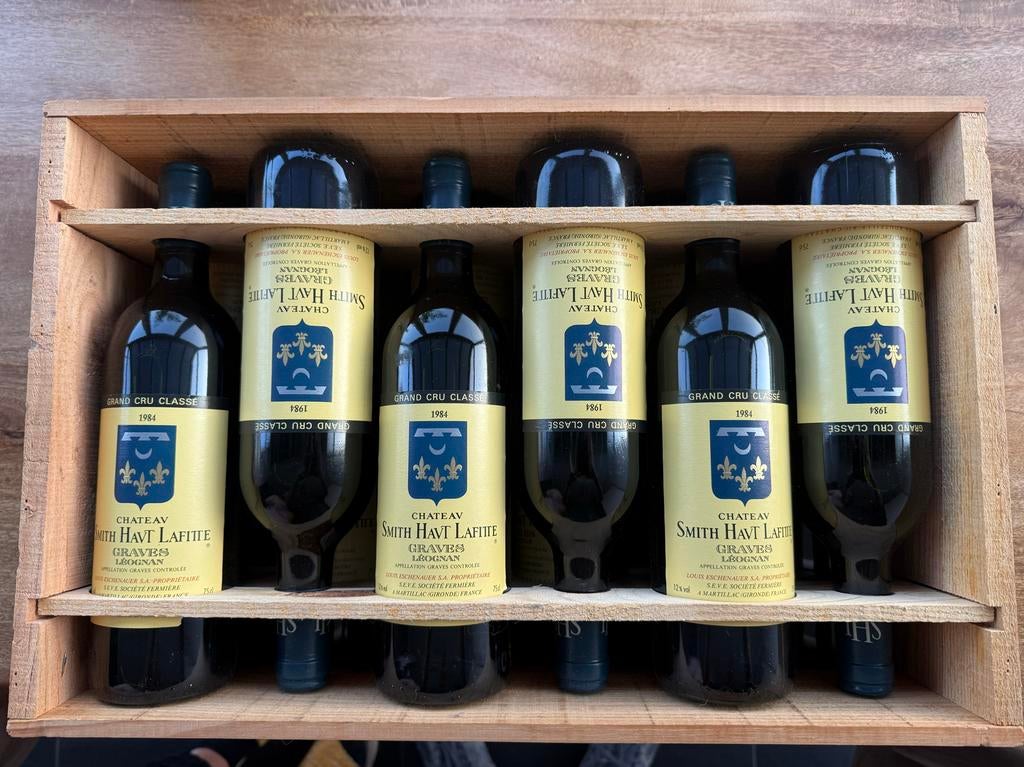 Château Smith Haut Lafitte Graves 1984 - Grand Cru Classé, Huis en Inrichting, Woonaccessoires | Wijnrekken, Nieuw, Minder dan 50 cm