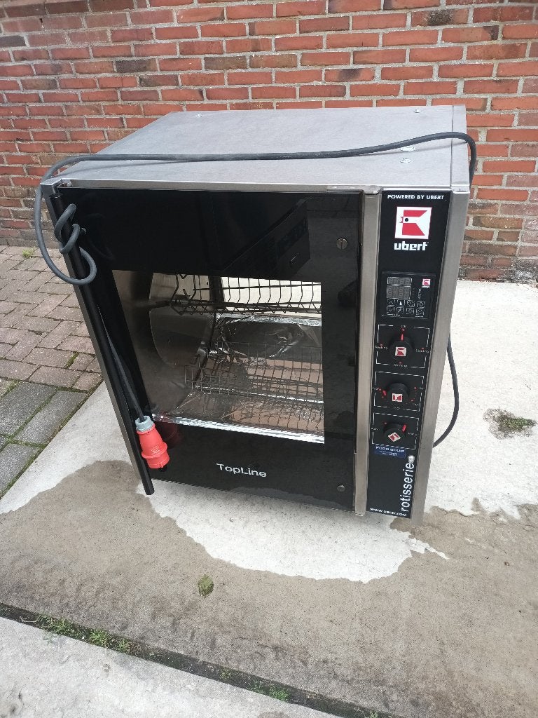 Kippengrill Ubert Type RT 403 6 KW/400V/50/Hz. (5 mandjes), Ophalen of Verzenden, Gebruikt, 25 tot 50 cm, Minder dan 100 cm