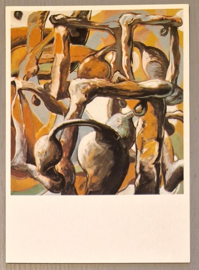 Patrick Bergsma Schilderijen Boomerang Ansichtkaart, Verzenden, 1980 tot heden, Ongelopen, Overige thema's