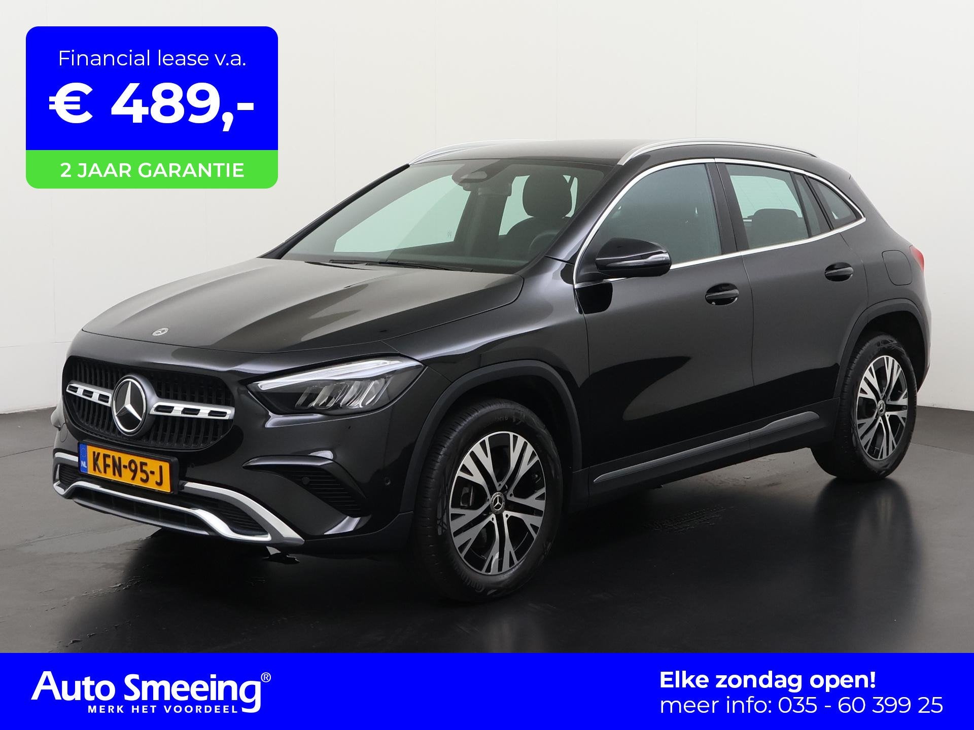 Mercedes-Benz GLA-klasse 250e Business Line Facelift | Wides, 12 maanden, Leder en Stof, Zwart, Bedrijf