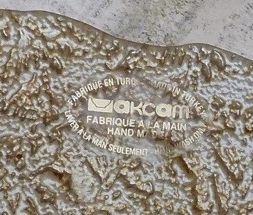 AKCAM Handgemaakte Gouden Glazen Fruit Serveer Schaal, Aziatisch, Overige merken, Nieuw, Ophalen of Verzenden