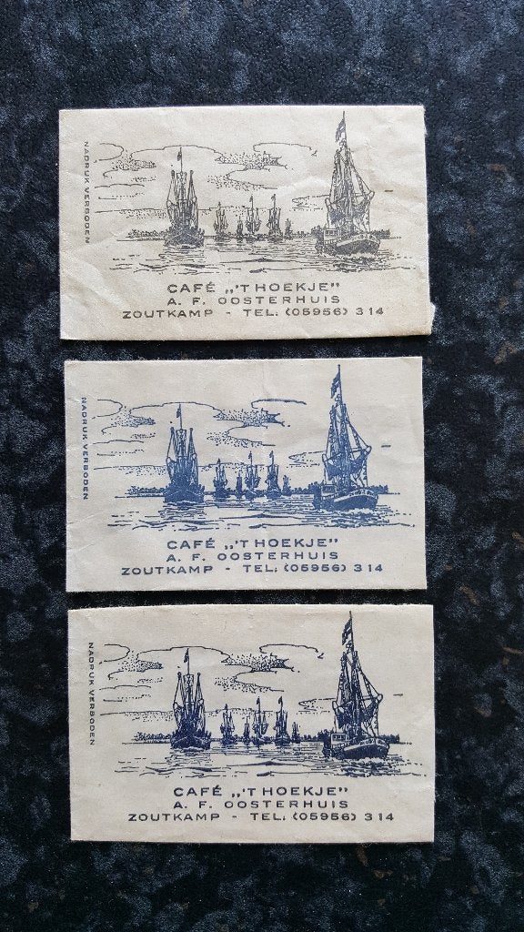Suikerzakjes uit Zoutkamp, Ophalen of Verzenden, Nederland