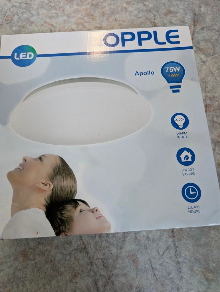 Opple Apollo LED lamp 19W (75W equivalent) warm wit, Huis en Inrichting, Ophalen