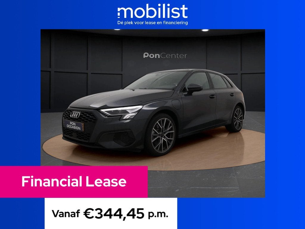 Audi A3 Sportback 40 TFSIe (bj 2022, automaat), Automaat, Gebruikt, 1535 kg, Zilver of Grijs