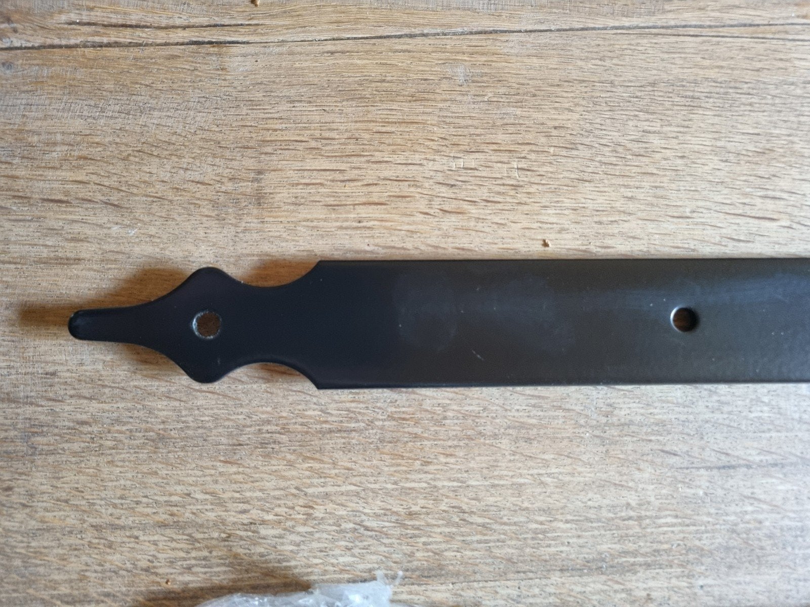 Smeedijzeren beslag/geheng voor luiken of deuren, zwart, Ophalen of Verzenden, Nieuw, IJzer, Scharnier