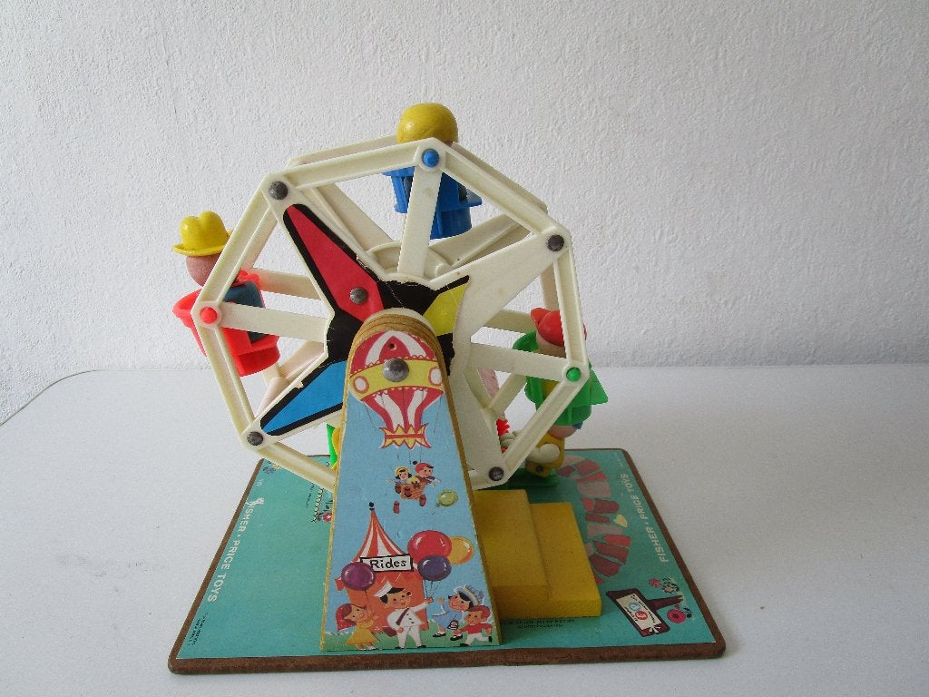 Fisher-Price reuzenrad met muziek, nr. 969. Vintage, Kinderen en Baby's, Speelgoed | Fisher-Price, Gebruikt, Speelset, Met geluid