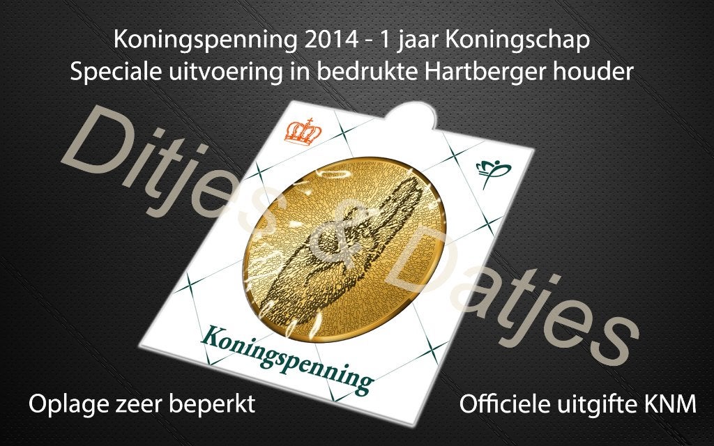 Koningspenning als Special Edition in munthouder, Ophalen of Verzenden, Overige materialen