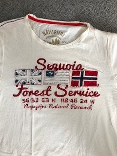 Mooi shirt van NAPAPIJRI, Kinderen en Baby's, Ophalen of Verzenden, Zo goed als nieuw, Jongen, Shirt of Longsleeve