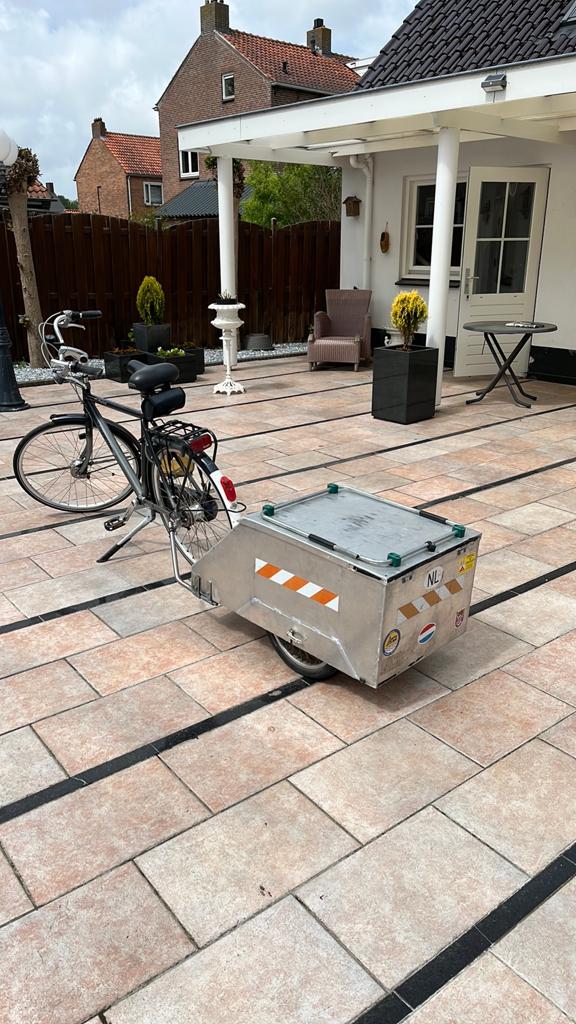 Stevige Fietskar - Ideaal voor bagage of fiets vakantie, Fietsen en Brommers, Fietsaccessoires | Aanhangers en Karren, Ophalen of Verzenden