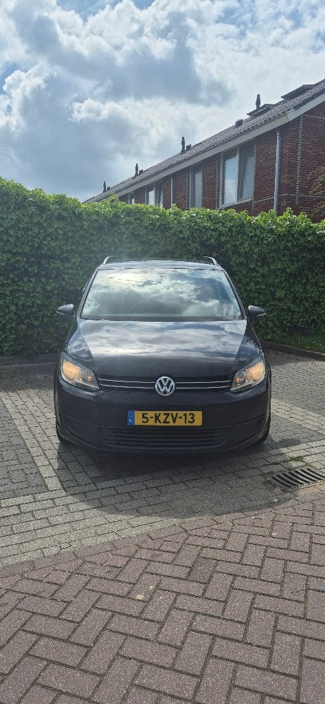 Volkswagen Touran 1.6 TDI 77KW Cross 2013 Zwart, Voorwielaandrijving, Stof, 4 cilinders, Zwart