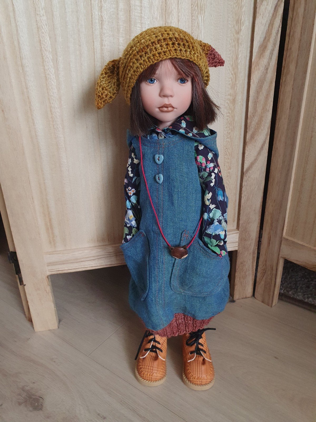 Zwergnase Elsii artdoll 45cm, Ophalen of Verzenden, Zo goed als nieuw, Pop