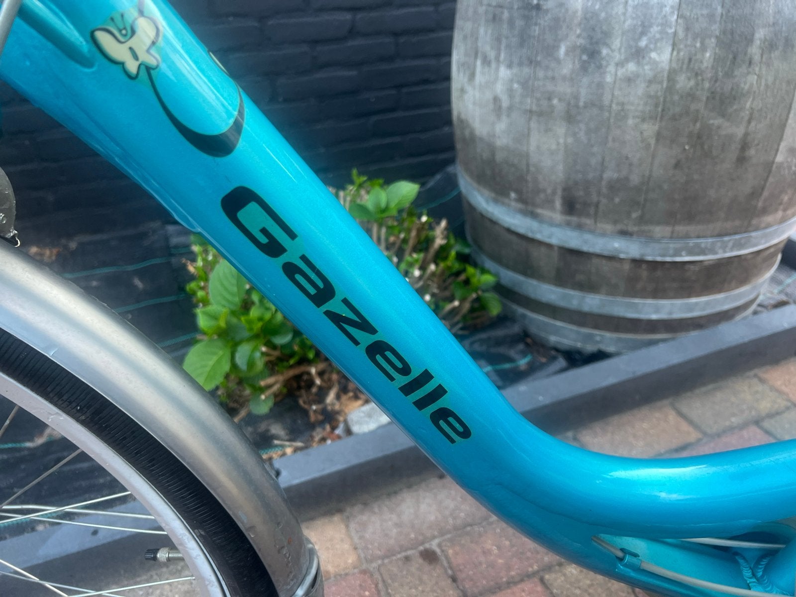 Gazelle Bloom moederfiets met kinderzitje, Ophalen, Gebruikt, Dubbele standaard, 50 tot 53 cm