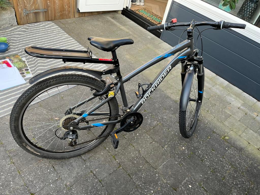 Rockrider ST 100, Fietsen en Brommers, Fietsen | Mountainbikes en ATB, Minder dan 45 cm, Ophalen, Zo goed als nieuw, Overige merken